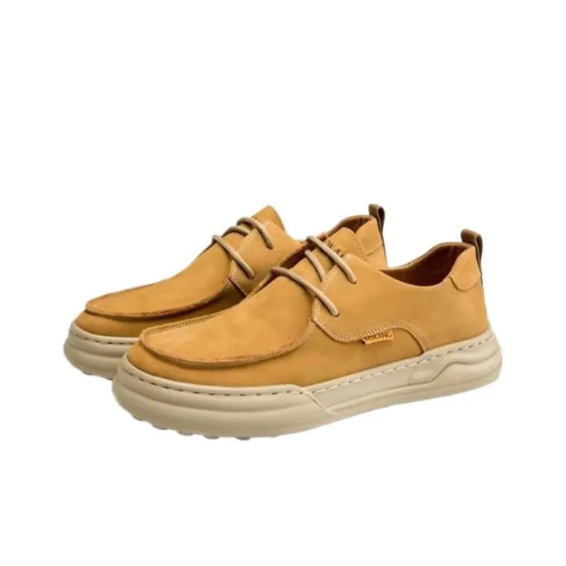 AOKANG Beanie Shoes Men's Yellow-2
