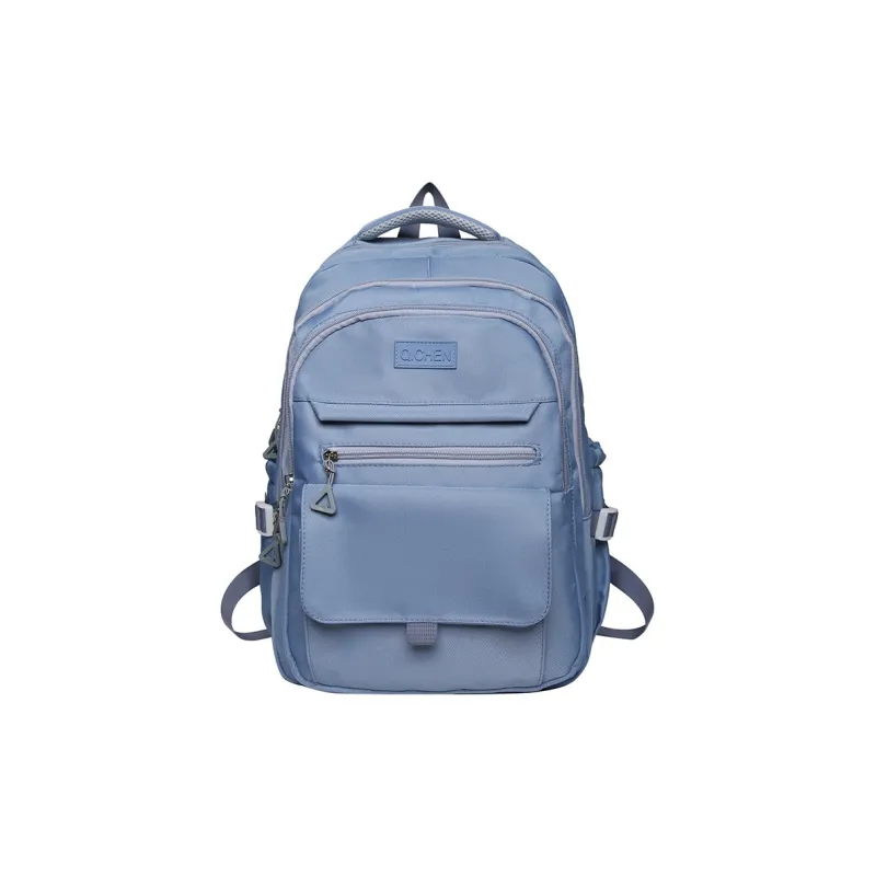 NIGEER Nylon Backpack Regular Unisex Purple/Blue/Gray/Black/White-1