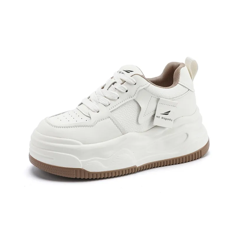 RED DRAGONFLY Women's Unlined Shoes Waterproof Height Increase Low Top Platform Shoes Women's-5