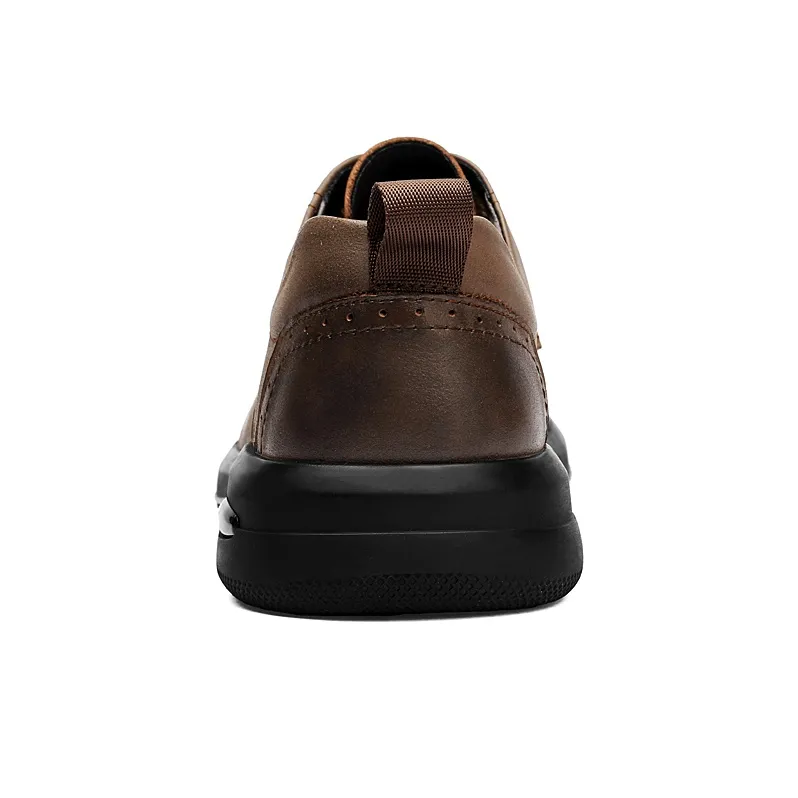 XIMO BULL Dress Shoes Men Low Top Black/Brown-8