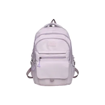 NIGEER Nylon Backpack Regular Unisex Purple/Blue/Gray/Black/White