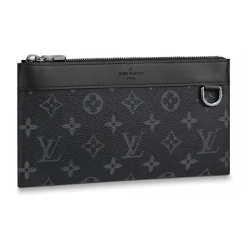 LOUIS VUITTON Discovery Pochette Monogram Eclipse Pm Black