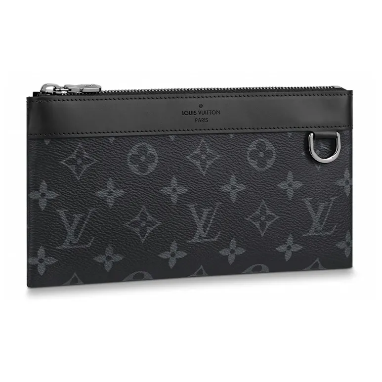 LOUIS VUITTON Discovery Pochette Monogram Eclipse Pm Black-0