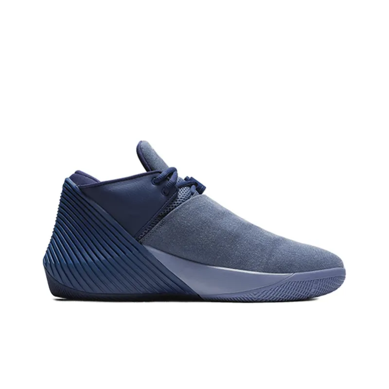Jordan Why Not Zer0.1 Russell Westbrook 1 Non slip Lightweight Mid Top Basketball Shoes Men's Blue-1