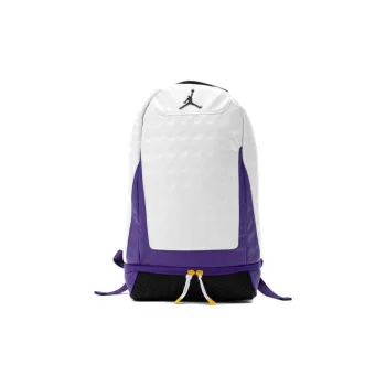 Jordan Polyester Laptop Bags Basketball Bags Backpack Unisex Lakers Color Scheme/Purple Gold