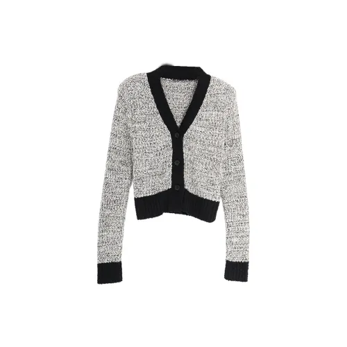 SETIROM Knitwear Women's Black With White