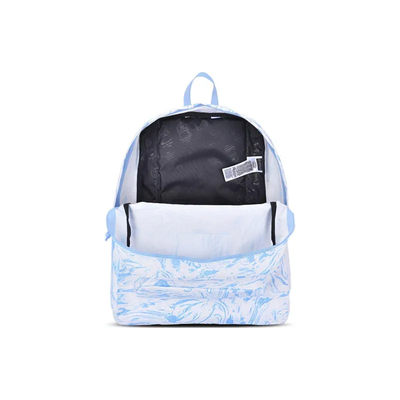 JanSport Fabric Laptop Bag Backpack Regular Unisex Blue White-4