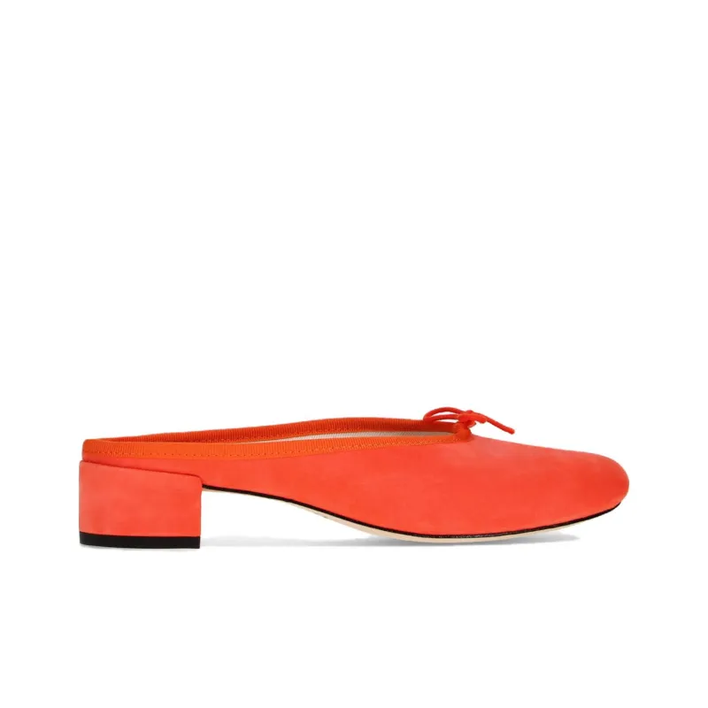 Repetto Camille Closed Toe Slippers 3cm Women's Orange-1