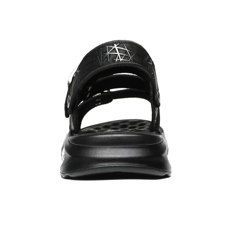 FAPAI Beach Sandals Men's Black-4
