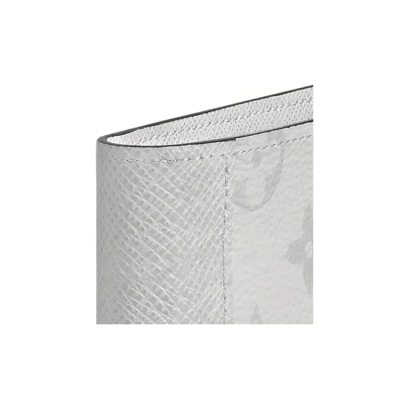 LOUIS VUITTON Pocket Organizer Monogram Antarctica Taiga White-4