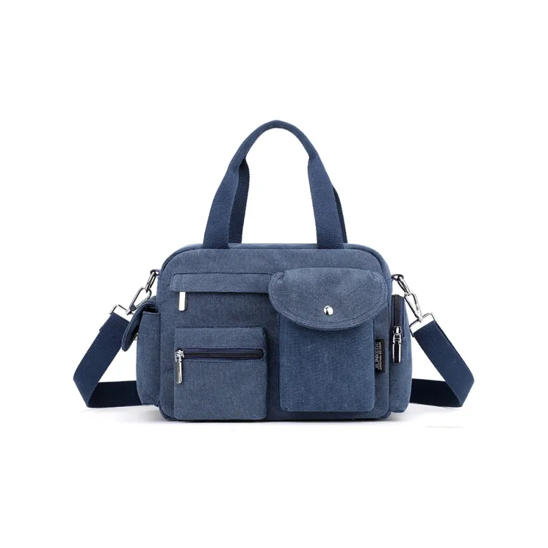 NIGEER Nylon Canvas Bag Briefcase Shoulder Bag Crossbody Bag Handbag Regular Women's Khaki/Gray/Blue/Black/Army Green-15