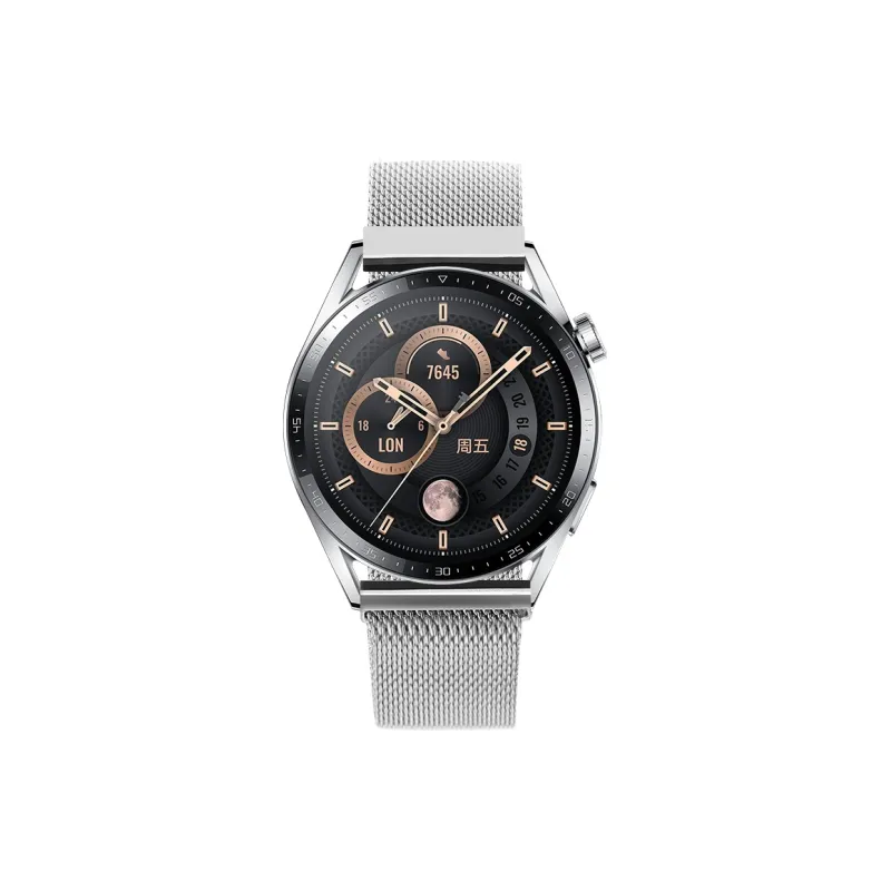 ZHISHENG Huawei Compatibility Watch Band 22MM Interface Width Stainless Steel Material-2