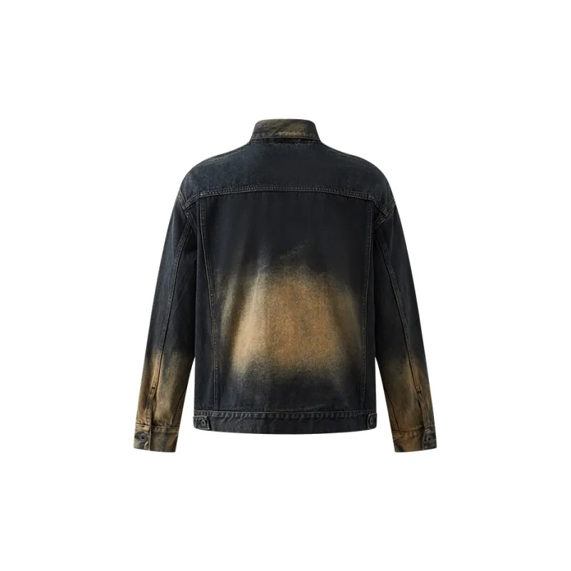 OE Denim Jacket Unisex Mud Yellow-1