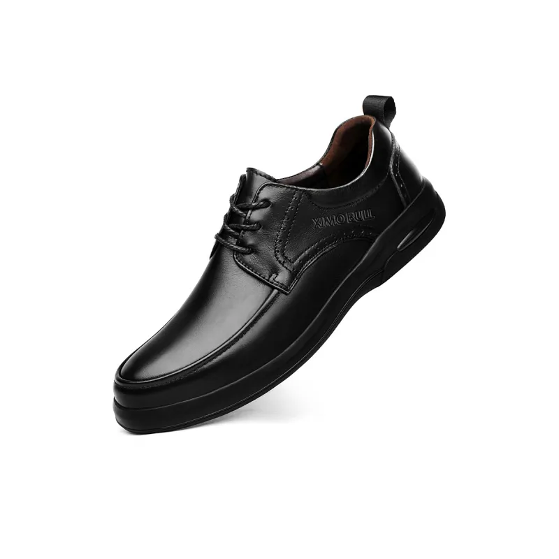 XIMO BULL Dress Shoes Men Low Top Black/Brown-2