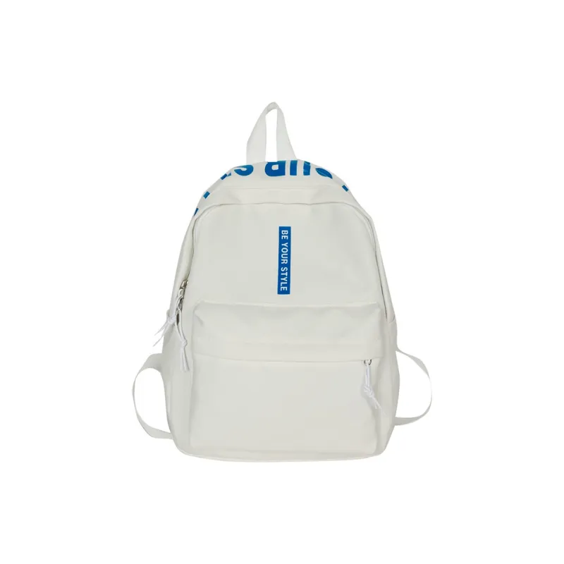 NIGEER Nylon Backpacks Regular Women's White Red & Black/White Blue & Black/Black/Blue-2