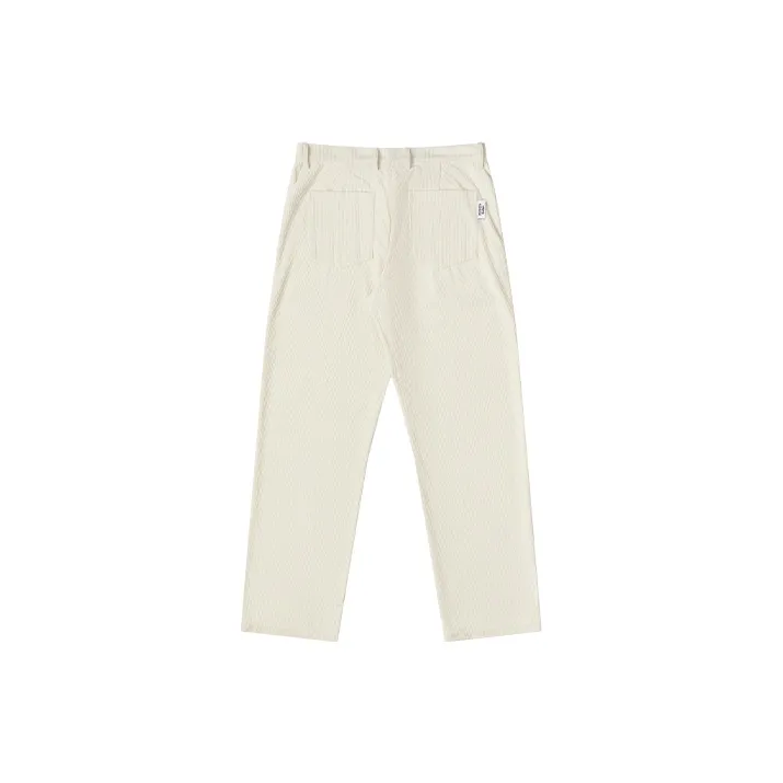EMPTY REFERENCE Casual Pants Unisex White-1