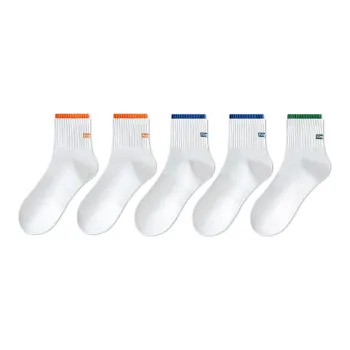 LUOLIAN Mid Calf Socks Unisex 5 Pack