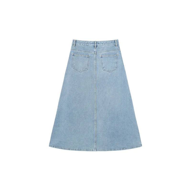 DIALOGUE Denim Long Skirts Women's-1
