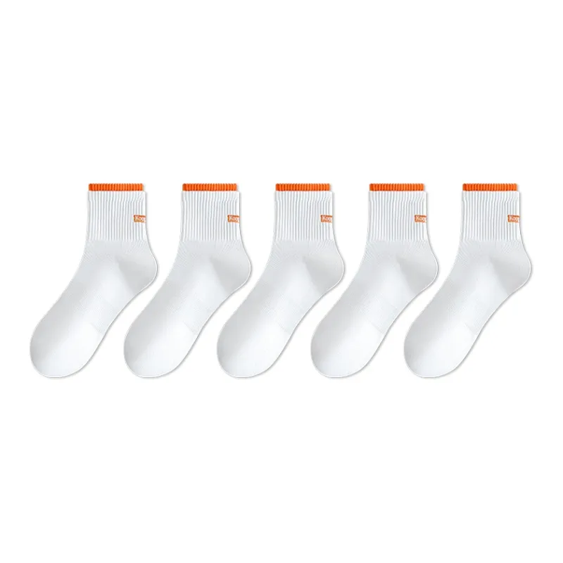 LUOLIAN Mid Calf Socks Unisex 5 Pack-16