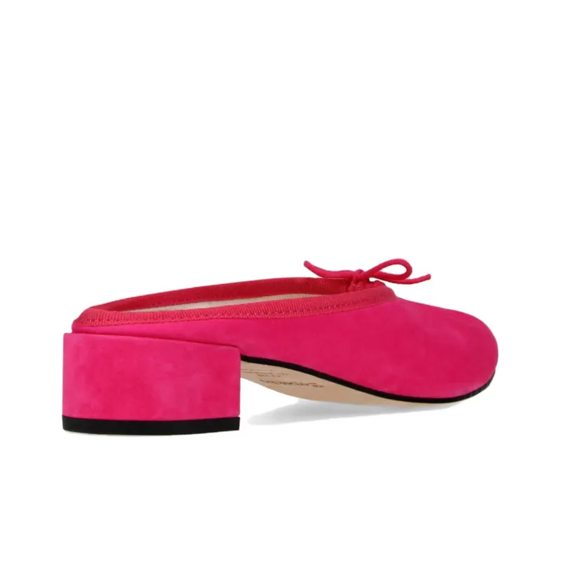 Repetto Camille Closed Toe Slippers 3cm Women's Pink-2