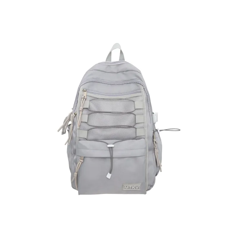 NIGEER Nylon Backpacks Backpack Regular Unisex Black/Purple/Gray/Brick Red-8