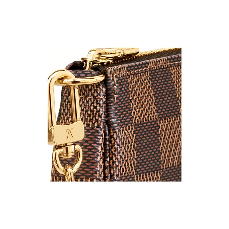 LOUIS VUITTON Pre Owned 2008 Mini Pochette Accessoires Clutch Bag-4