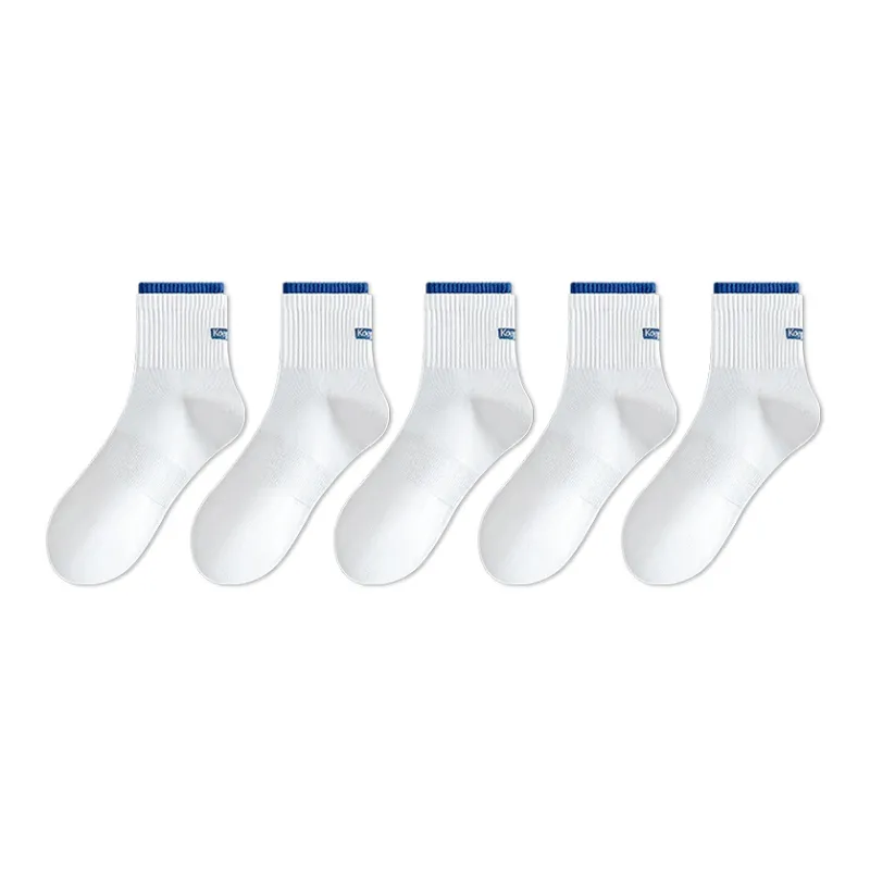 LUOLIAN Mid Calf Socks Unisex 5 Pack-20