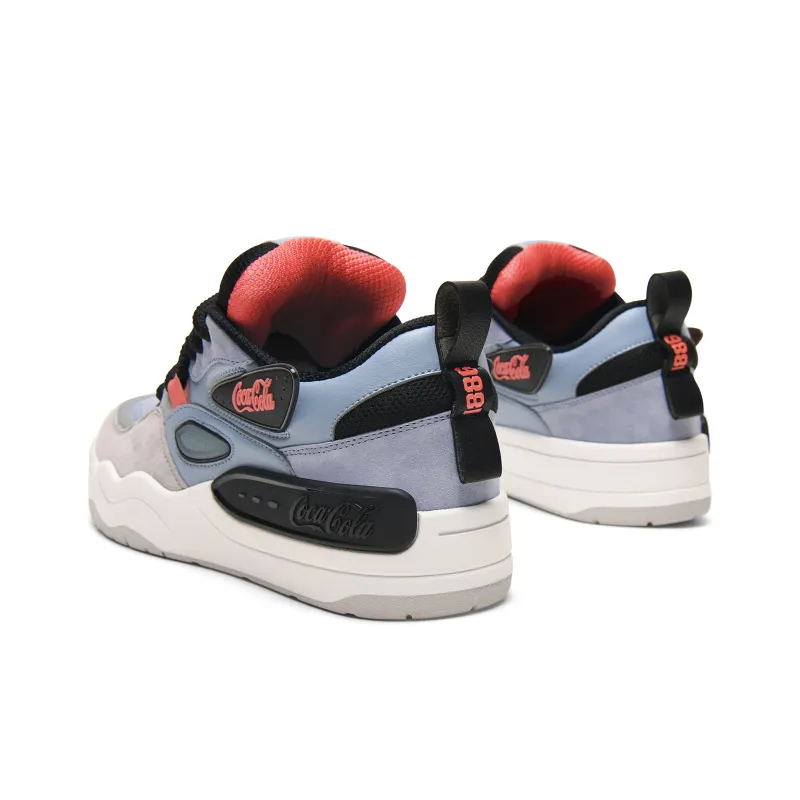 Coca Cola Anti Slip And Wear Resistant Height Increasing Low Top Skateboard Shoes Unisex-4