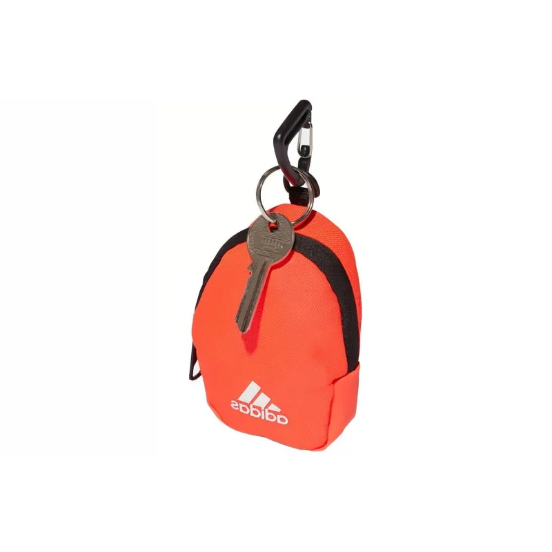 Adidas Recycled Polyester Pendant With Card Holder Key Pouch And Coin Purse Regular Unisex Orange-4