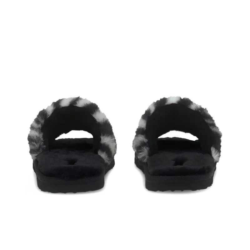 PUMA Fluff Slide 'Wild Black' Women's-3