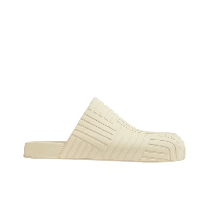 Bottega Veneta Slider Closed Toe Slippers Men's Sea Salt White-1