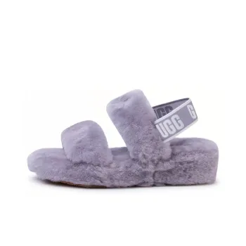 UGG Oh Yeah Sandals Gray Purple Women's