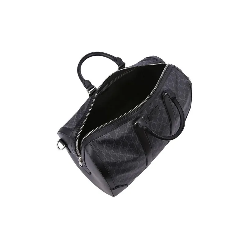 GUCCI PVC Shoulder Bag, Crossbody Bag, Handbag, Travel Bag Medium Size Men's Black-4