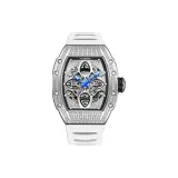 HBR989.2-White Case White Strap