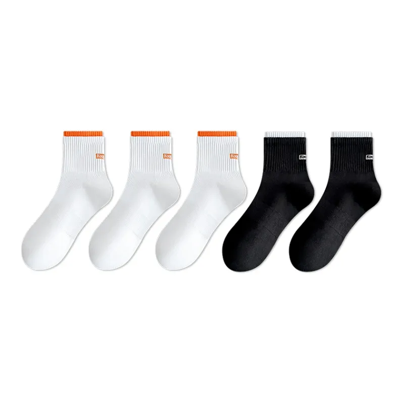 LUOLIAN Mid Calf Socks Unisex 5 Pack-8