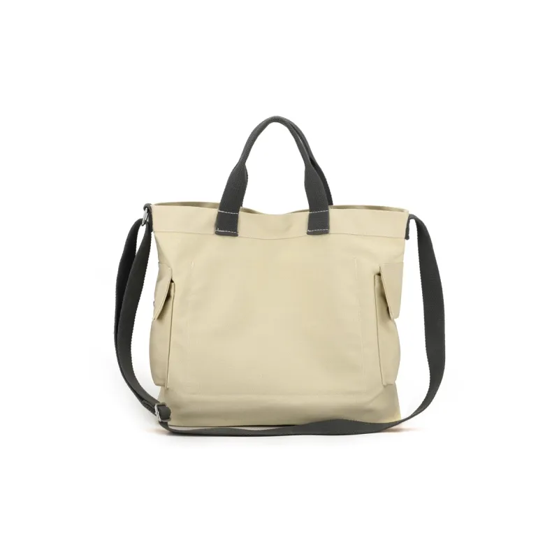 NIGEER Canvas Canvas Bag Shoulder Bag Crossbody Bag Handbag Regular Women's Green/Gray/Beige Yellow/Ecru/Black/Coffee-14