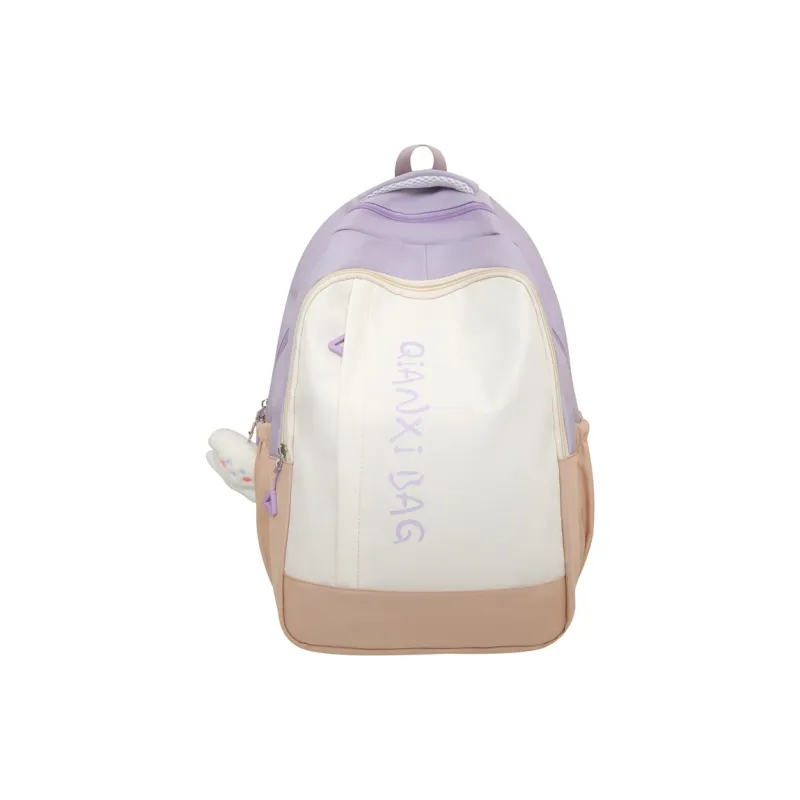 NIGEER Nylon Backpacks Regular Women's Black/Purple/Pink/Green-0