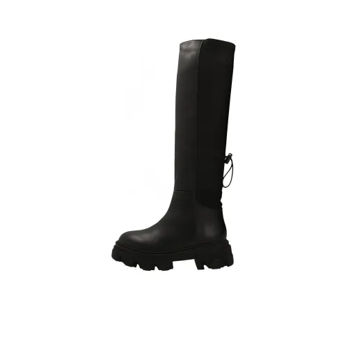 GIABORGHINI Knee-length Chunky Leather Boots