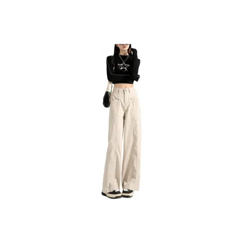 HELEH Casual Pants Women's Beige