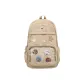 Khaki Two-Piece Set+Bone Pendant+Badge