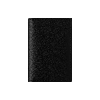 HERMES MC2 Euclide Epsom Calfskin Coin Purses Card Holders Men's Noir Black