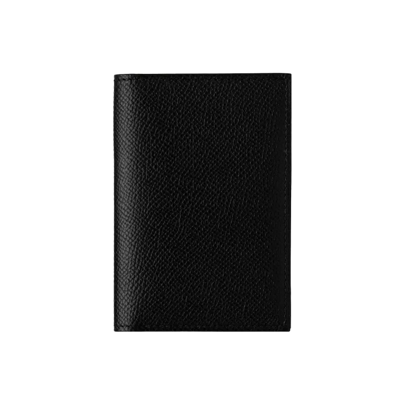 HERMES MC2 Euclide Epsom Calfskin Coin Purse, Card Holder Men's Noir Black-0