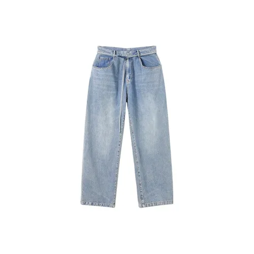 AUGENWEIDE Jeans Unisex Washed Blue