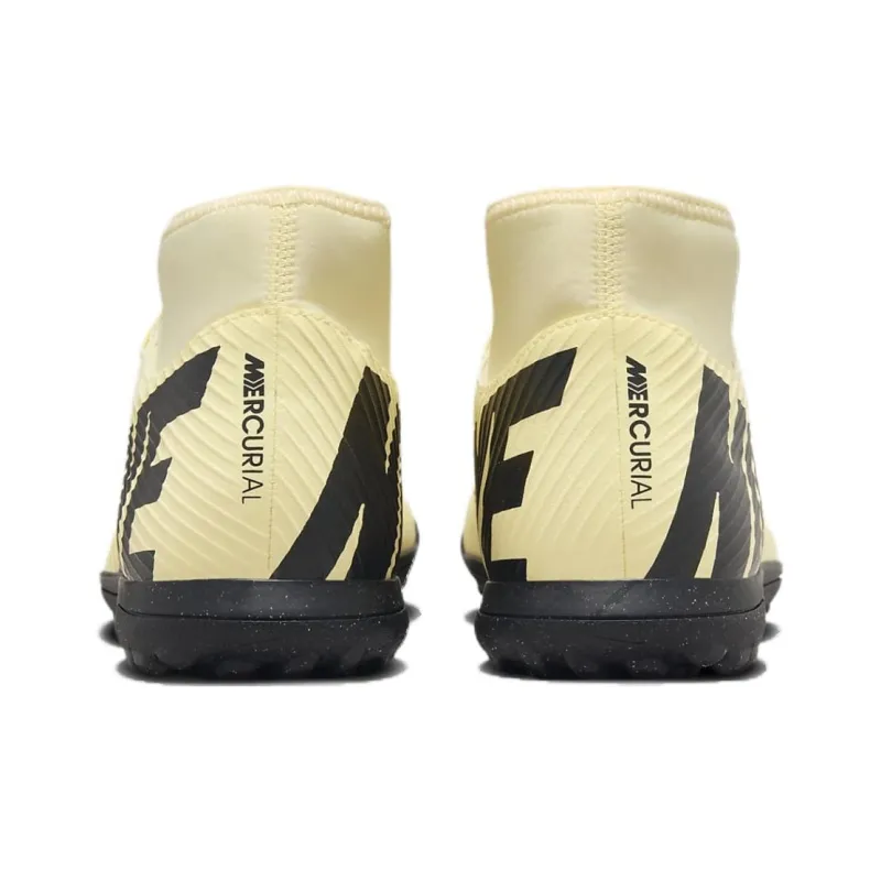 Nike Mercurial Superfly 9 IC/IN Breathable Coverage Soccer Shoes Men's Beige Black-4