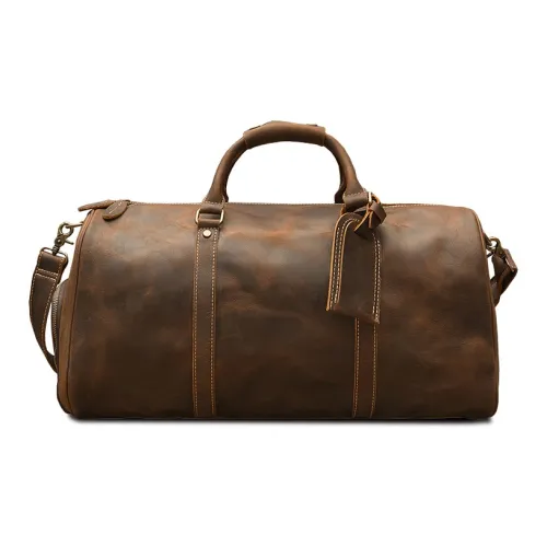 Simple & Nature Travel Bags Dark Brown