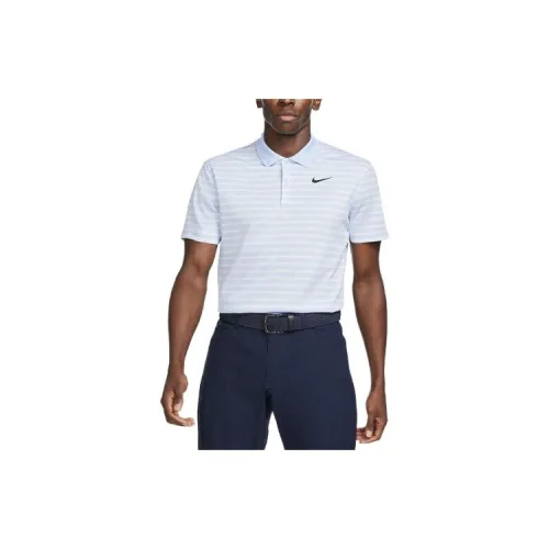 Nike Polo Shirts Men Royal Hue