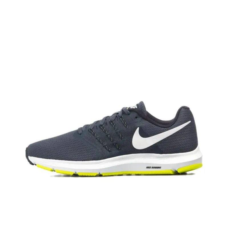 Nike Run Swift 1 Durable Breathable Low Top Running Shoes Men's Gray Blue-0