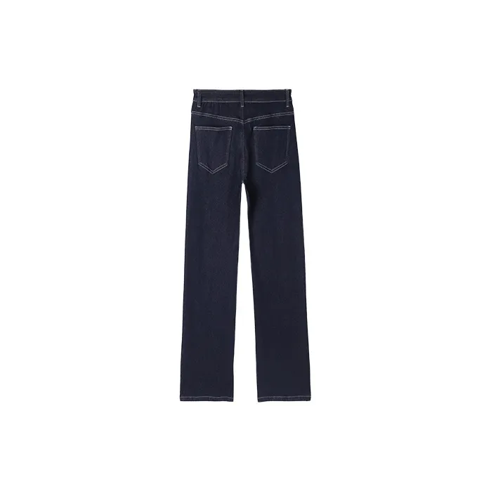 HIPPIEMISS Jeans Women's Normal Washed Blue-1
