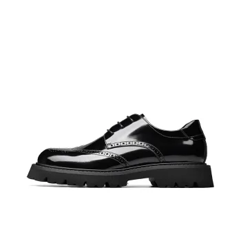 Bansley Dress Shoes Men Mid Top Black/Red