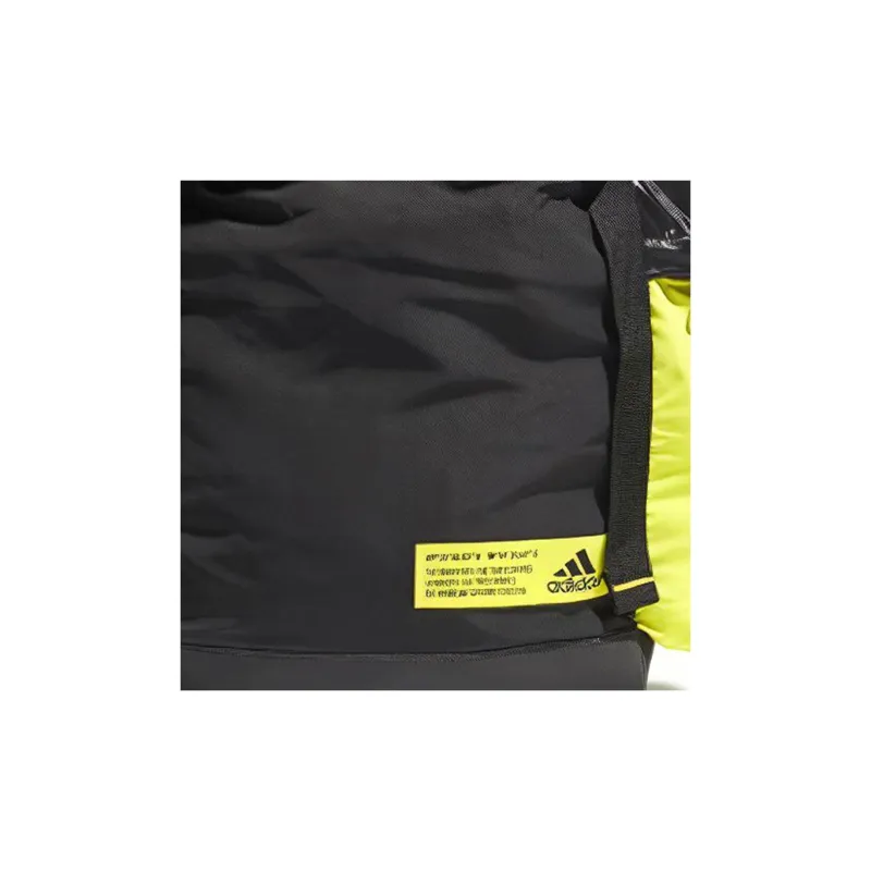 Adidas Polyester Backpack Regular Unisex Black/Acid Green/Yellow-4